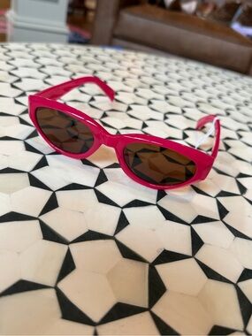 Anthropologie | Retro Y2K Hot‎ Pink Sunglasses | Brand New